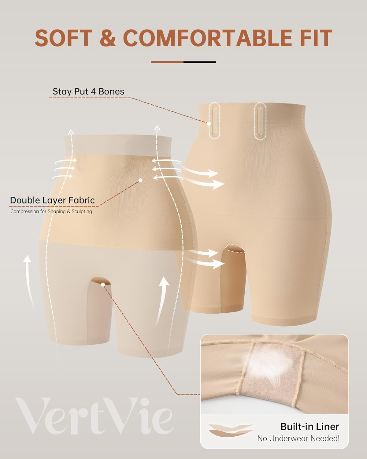 Cloudfy Butt-Lifting Shapewear Shorts