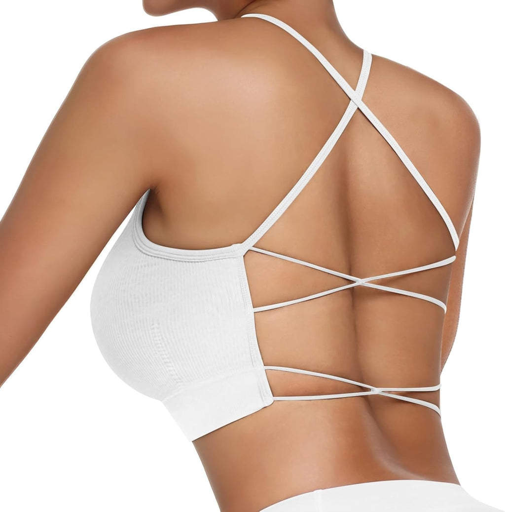 Cloudfy Padded Crossback Yoga Bra