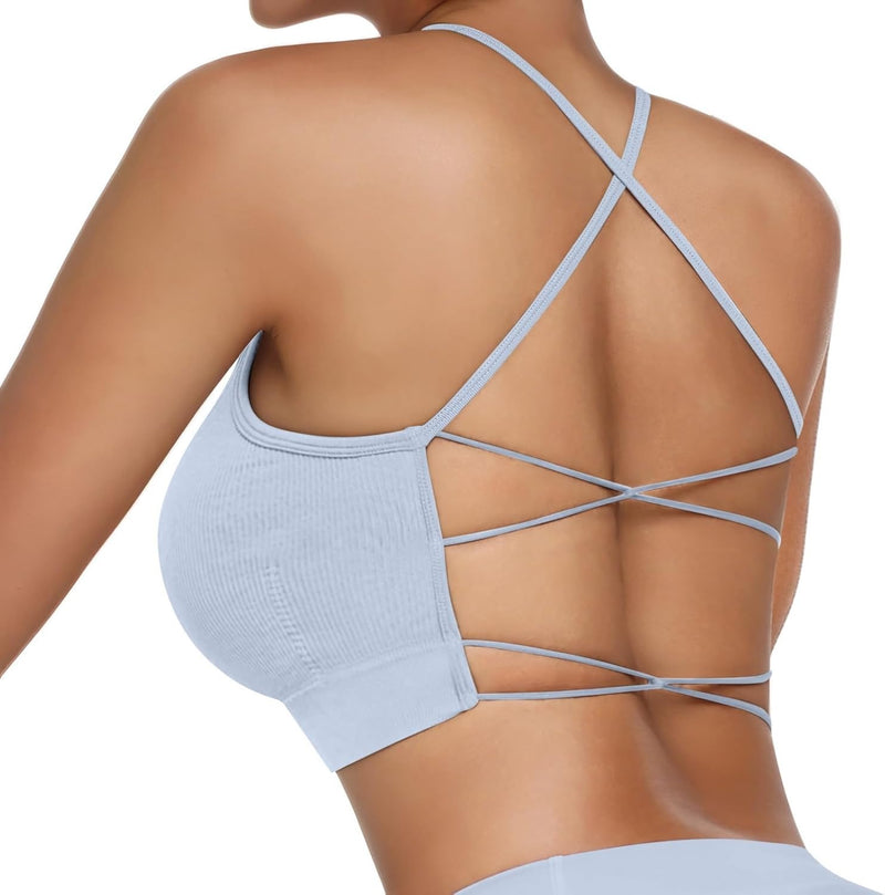Cloudfy Padded Crossback Yoga Bra