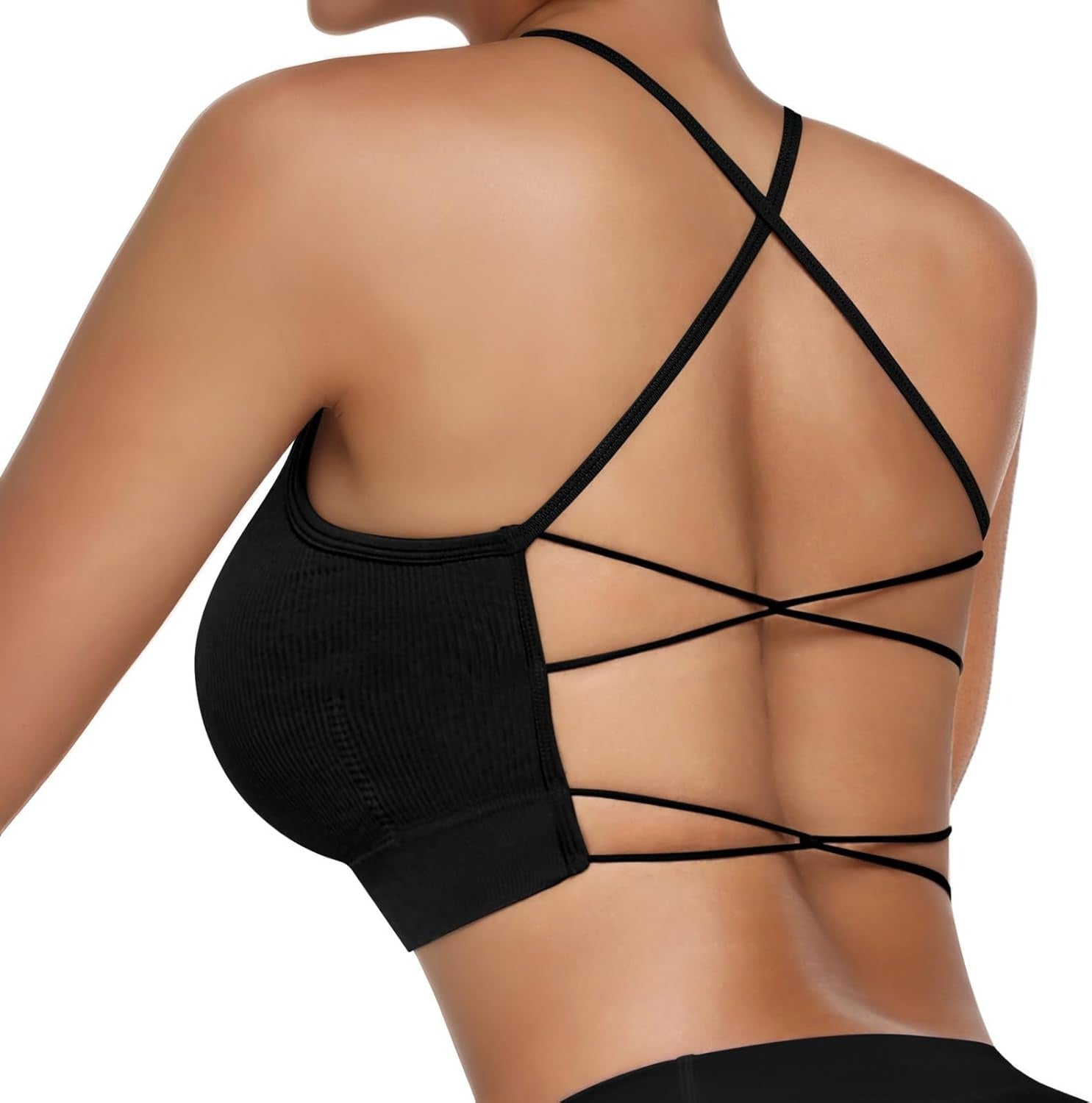 Cloudfy Padded Crossback Yoga Bra