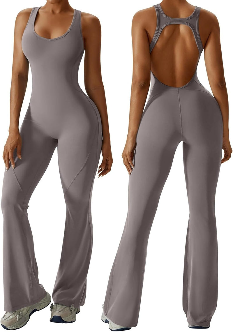 Cloudfy Womens Flare Jumpsuit