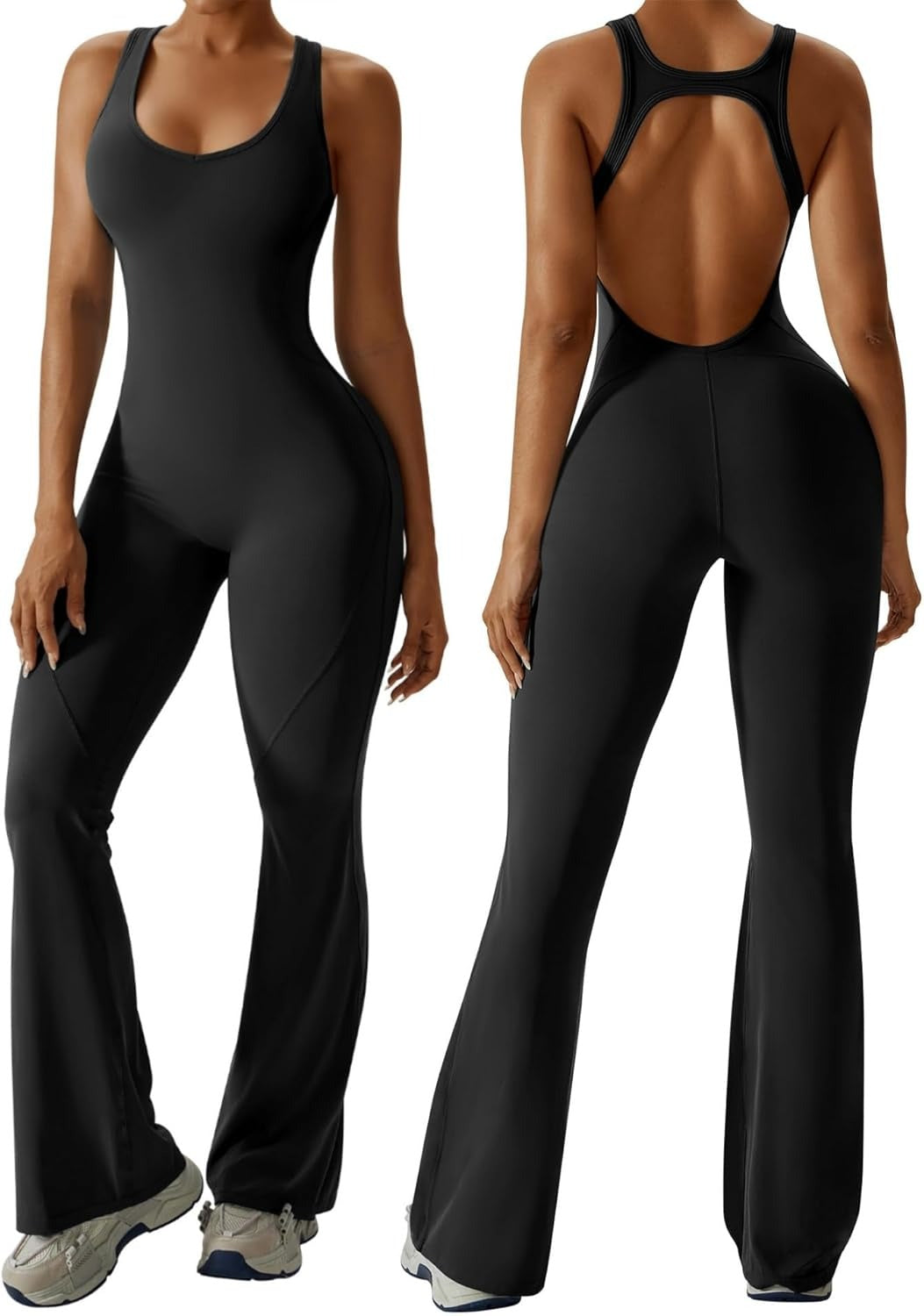 Cloudfy Womens Flare Jumpsuit